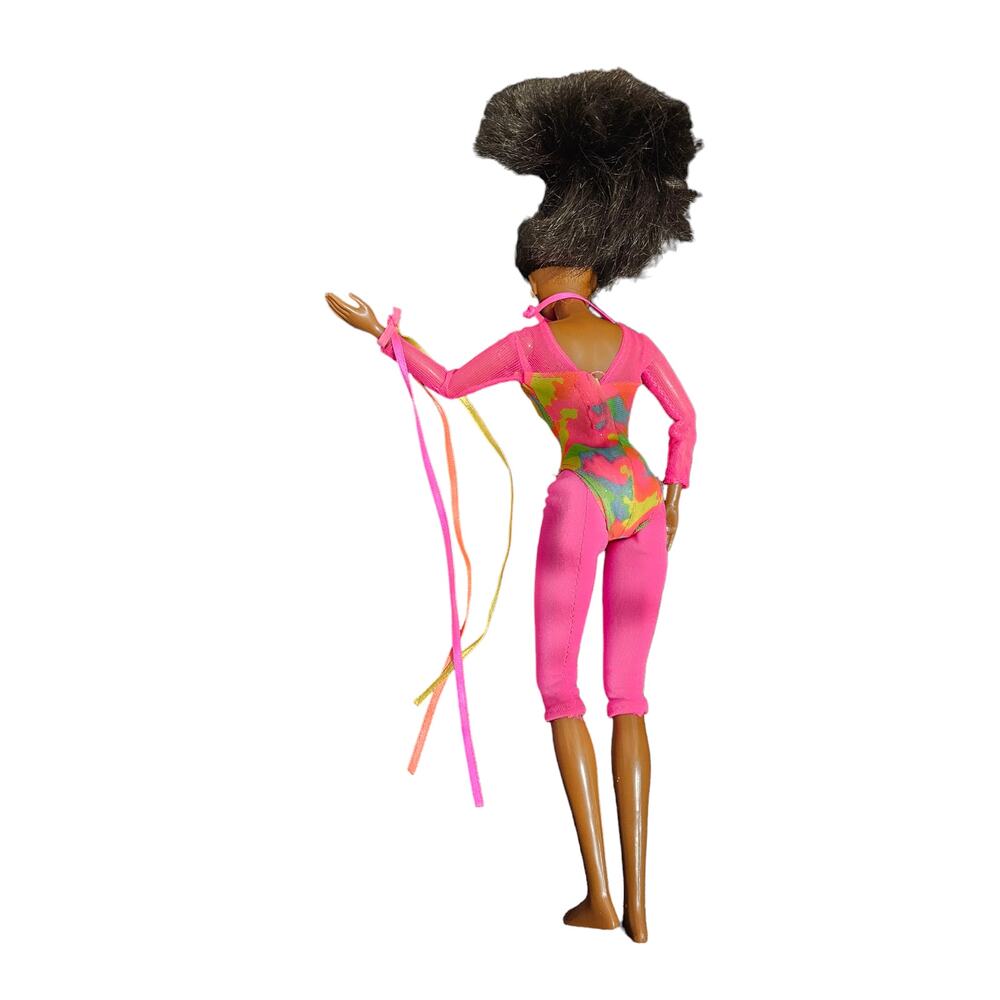 Vintage 1993 Gymnast Barbie Doll Bend & Move Body - African American - Rare - Picture 3 of 15